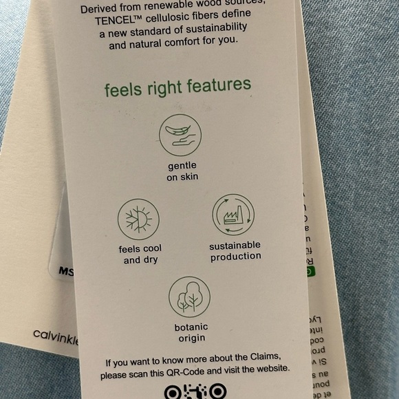 Calvin Klein Jeans Short Sleeve Collared Button Down Shirt - Light Blue - size M - Picture 9 of 12